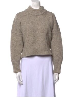 Babaa Mock Neck Wool Blend Sweater No. 15